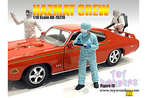 American Diorama Figurine - Hazmat Crew - Figure IV (1/18 scale, Light Blue) 76270