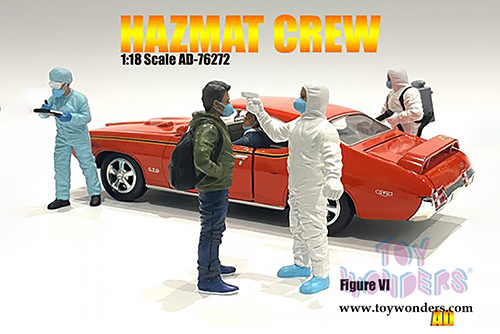 American Diorama Figurine - Hazmat Crew - Figure VI (1/18 scale, White) 76272