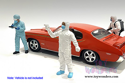 American Diorama Figurine - Hazmat Crew - Figure VI (1/24 scale, White) 76372