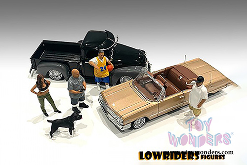 American Diorama Figurine - Lowriderz Figure I (1/18 scale, Gray) 76273