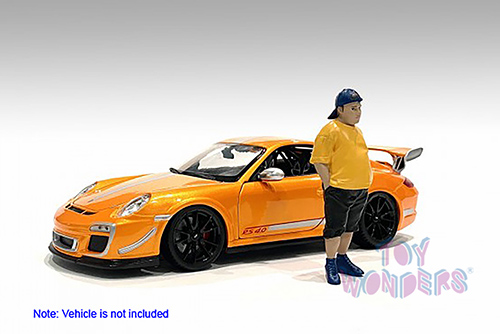 American Diorama Figurine - Car Meet 1 Figure II (1/18 scale, Yellow/Black) 76278