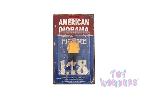 American Diorama Figurine - Car Meet 1 Figure II (1/18 scale, Yellow/Black) 76278
