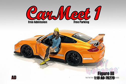 American Diorama Figurine - Car Meet 1 Figure III (1/18 scale, Blue/White) 76279