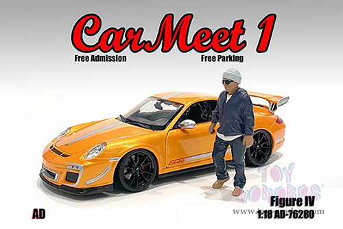 American Diorama Figurine - Car Meet 1 Figure IV (1/18 scale, Blue) 76280