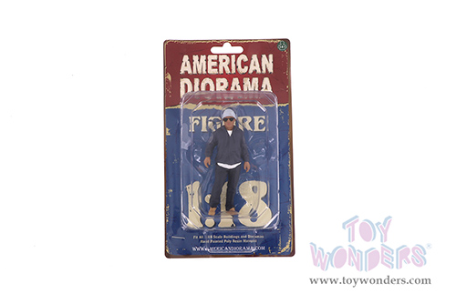 American Diorama Figurine - Car Meet 1 Figure IV (1/18 scale, Blue) 76280