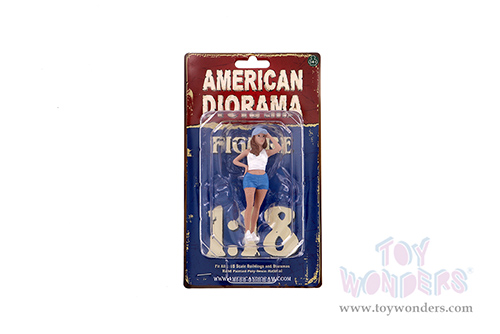 American Diorama Figurine - Car Meet 2 Figure III (1/18 scale, White/Blue) 76291
