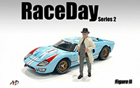 Show product details for American Diorama Figurine - Race Day 2 Figure II (1/18 scale, Light Cream/Gray) 76296