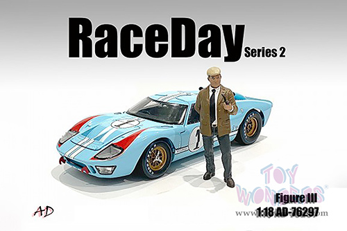 American Diorama Figurine - Race Day 2 Figure III (1/18 scale, Brown/Blue) 76297