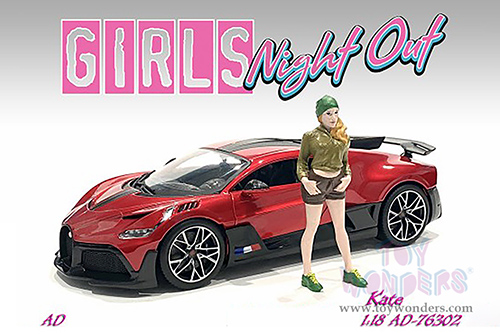 American Diorama Figurine - Girls Night Out - Kate (1/18  scale, Green/Brown) 76302