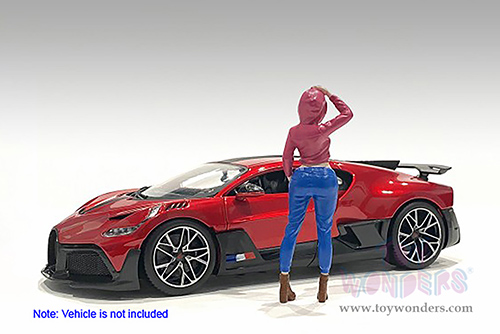 American Diorama Figurine - Girls Night Out - Jessie (1/18  scale, Hot Pink/Blue) 76306