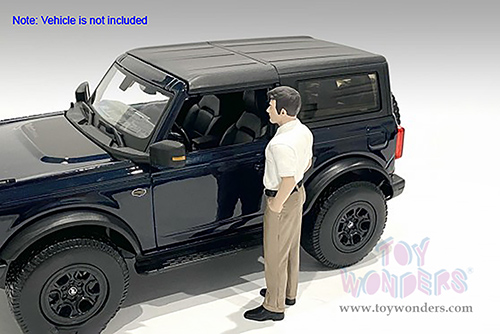 American Diorama Figurine - The Dealership - Customer I (1/18  scale, white/Beige) 76308