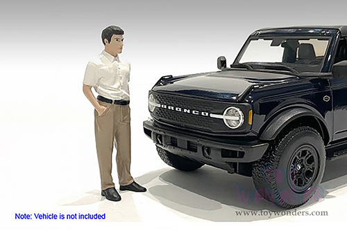 American Diorama Figurine - The Dealership - Customer I (1/18  scale, white/Beige) 76308