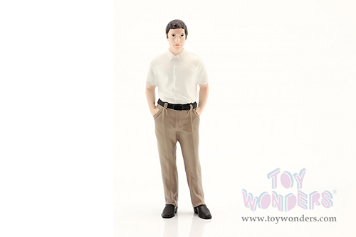 American Diorama Figurine - The Dealership - Customer I (1/18  scale, white/Beige) 76308