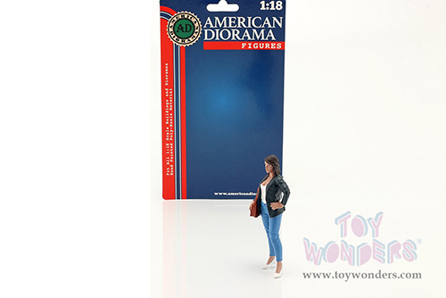 American Diorama Figurine - The Dealership - Customer IV (1/18  scale, Gray/Blue) 76312