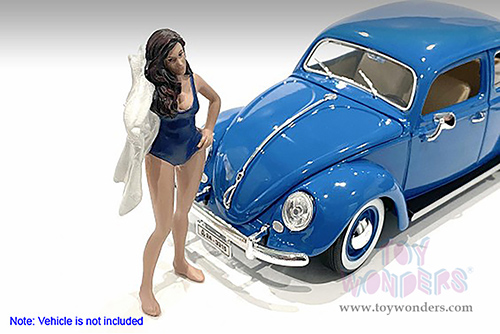 American Diorama Figurine - Beach Girls - Katy (1/24 scale, Dark Blue) 76413