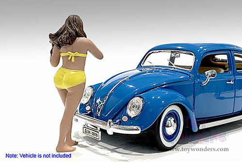 American Diorama Figurine - Beach Girls - Amy (1/18 scale, Yellow) 76316