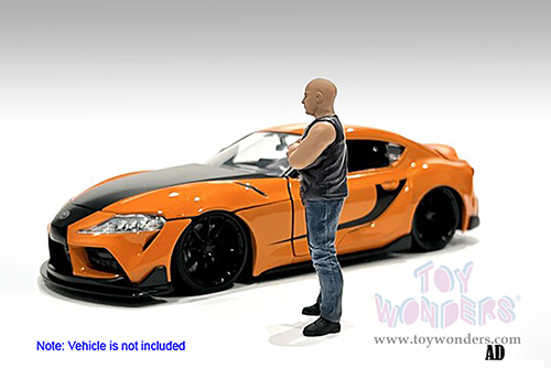 American Diorama Figurine - Car Meet 3 Figure 1 (1/18 scale, Black/Blue) 76326