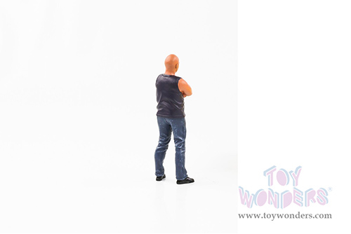 American Diorama Figurine - Car Meet 3 Figure 1 (1/18 scale, Black/Blue) 76326