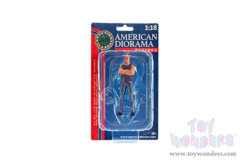 American Diorama Figurine - Car Meet 3 Figure 1 (1/18 scale, Black/Blue) 76326