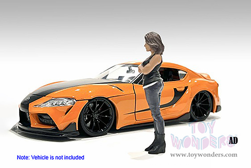 American Diorama Figurine - Car Meet 3 Figure 2 (1/18 scale, Black/Gray) 76327