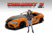 American Diorama Figurine - Car Meet 3 Figure 5 (1/18 scale, Dark Blue/Purple) 76330