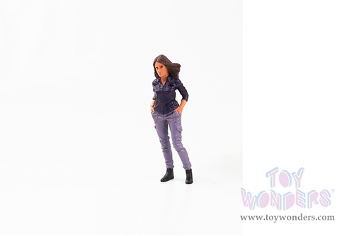 American Diorama Figurine - Car Meet 3 Figure 5 (1/18 scale, Dark Blue/Purple) 76330