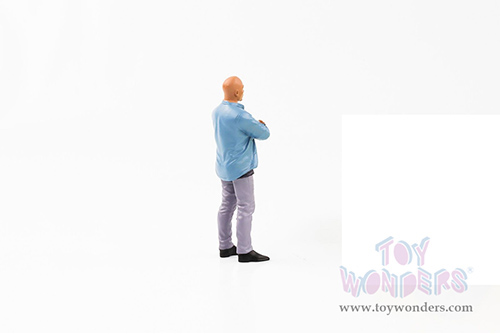 American Diorama Figurine - Car Meet 3 Figure 6 (1/18 scale, Blue/Gray) 76331