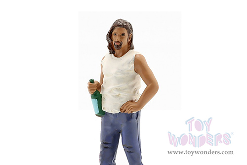 American Diorama Figurine - Campers Figure 3 (1/18 scale, White/Blue) 76336