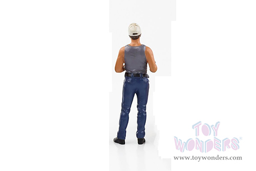 American Diorama Figurine - Campers Figure 5 (1/18 scale, Gray/Blue) 76338