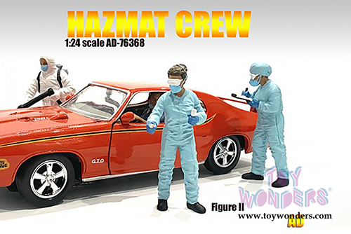 American Diorama Figurine - Hazmat Crew - Figure II (1/24 scale, Light Blue) 76368