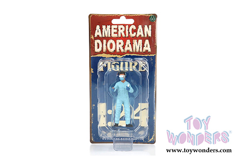 American Diorama Figurine - Hazmat Crew - Figure II (1/24 scale, Light Blue) 76368