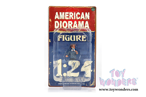 American Diorama Figurine - Hazmat Crew - Figure III (1/24 scale, Blue) 76369