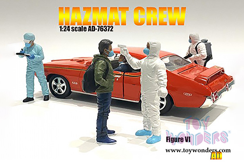 American Diorama Figurine - Hazmat Crew - Figure VI (1/24 scale, White) 76372