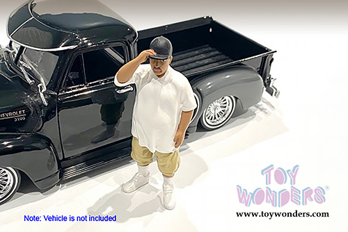 American Diorama Figurine - Lowriderz Figure II (1/24 scale, Beige/White) 76374