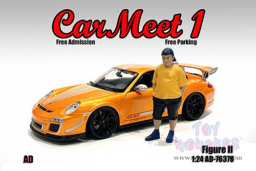 American Diorama Figurine - Car Meet 1 Figure II (1/24 scale, Yellow/Black) 76378