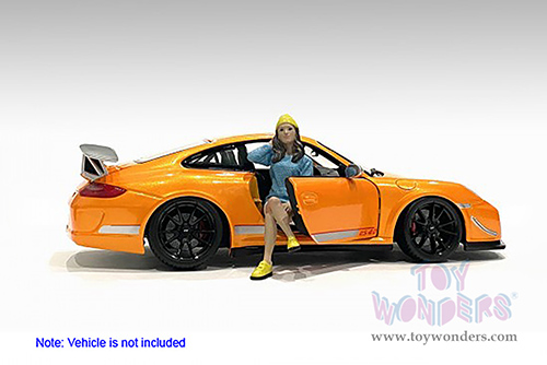 American Diorama Figurine - Car Meet 1 Figure III (1/24 scale, Blue/White) 76379