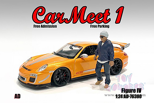 American Diorama Figurine - Car Meet 1 Figure IV (1/24 scale, Blue) 76380