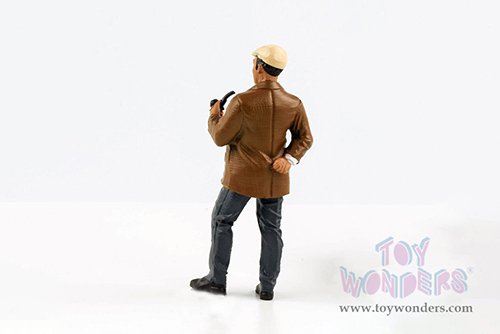 American Diorama Figurine - Race Day 2 Figure III (1/24 scale, Brown/Blue) 76397