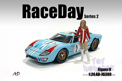 American Diorama Figurine - Race Day 2 Figure V (1/24 scale, Red/White) 76399