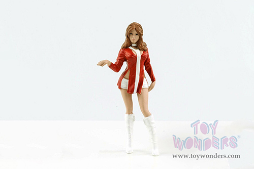 American Diorama Figurine - Race Day 2 Figure V (1/24 scale, Red/White) 76399