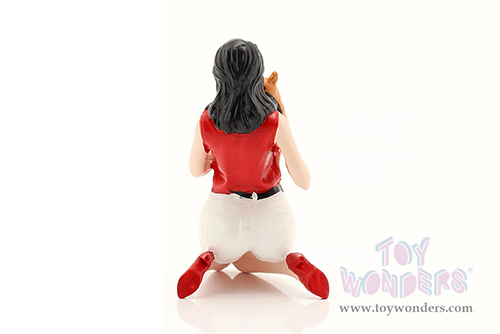 American Diorama Figurine - Girls Night Out - Gigi (1/24  scale, Red/White) 76404