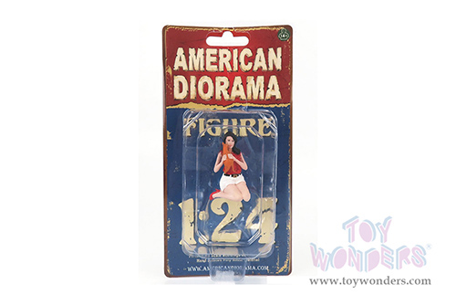 American Diorama Figurine - Girls Night Out - Gigi (1/24  scale, Red/White) 76404
