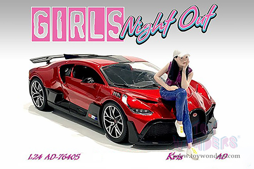 American Diorama Figurine - Girls Night Out - Kris (1/24  scale, Purple/Blue) 76405
