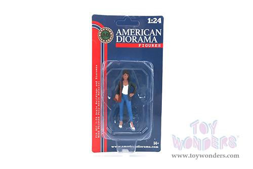 American Diorama Figurine - The Dealership - Customer IV (1/24  scale, Gray/Blue) 76412