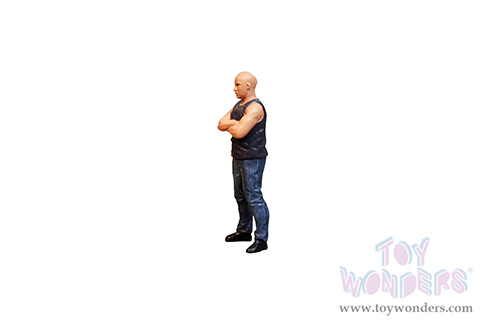 American Diorama Figurine - Car Meet 3 Figure 1 (1/24 scale, Black/Blue) 76426