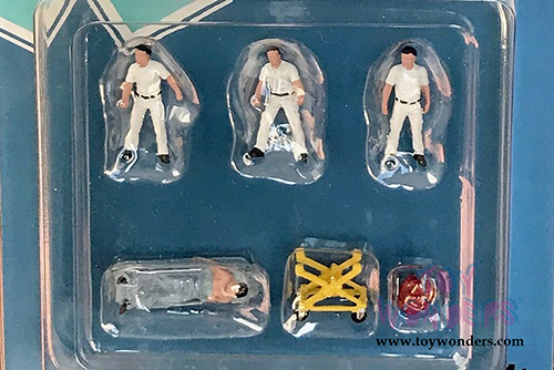 American Diorama/Mijo Exclusives - Paramedic Figures Set (6 pc. set, 1/64 scale diecast metal, Asstd.) 76467MJ