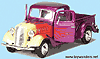 Showcasts - Ford Pick Up Hot Rod (1937, 1:24, Asstd. w/Flame) 76613D Motor Max diecast 1/24 scale collector model cars