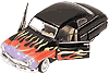 Show product details for Motormax - Mercury Hot Rod (1949, 1:24, Black w/Flame) 76618D