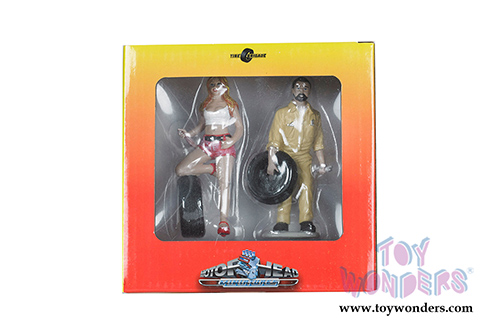 Motorhead Miniatures - Tire Brigade Andy and Gary 2-piece Figurine Set (1/18 scale) 767