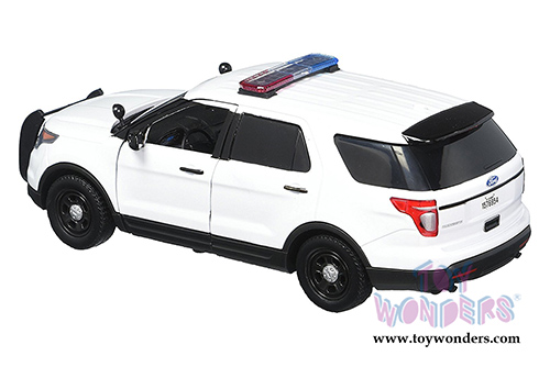 Motormax - Ford Unmarked Police Interceptor Utility (2015, 1/24 scale diecast model car, White) 76959